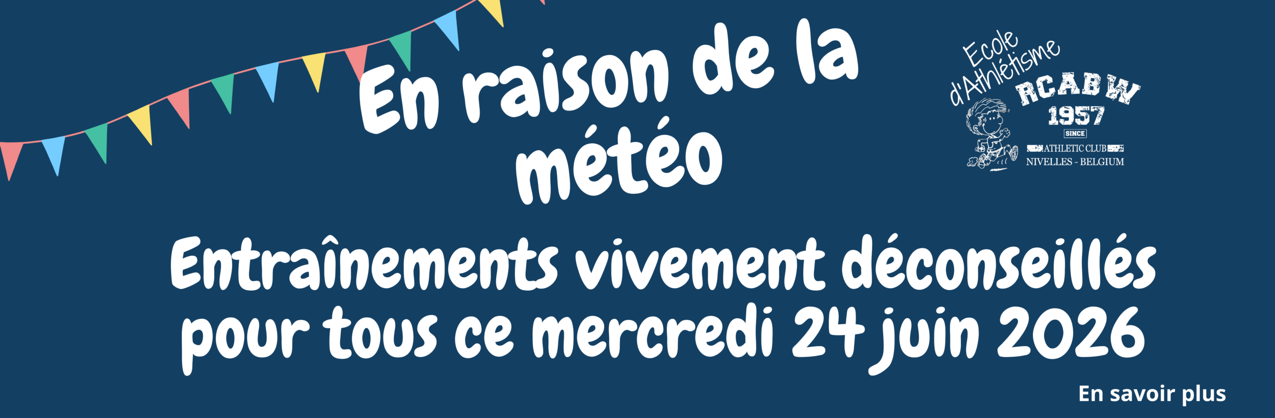 Bannière Marché de Noël Simple Bleu et blanc (46)